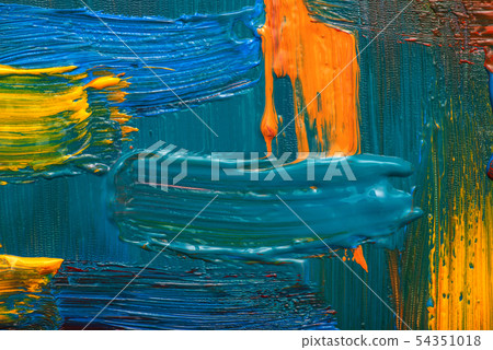 Abstract art background. Hand-painted background 54351018