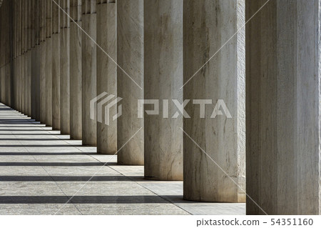Row of Marble columns Row of Marble columns 54351160