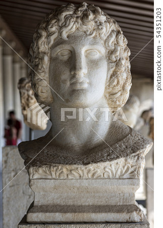 bust of greek god Hercules bust of greek god Hercules 54351203