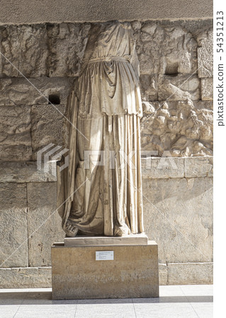 damaged statue of apollo 54351213