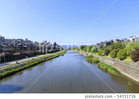 京都，淀川，夏天樓層 54351716