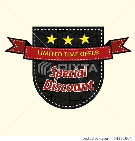 Price tags label with sale and discount text  54351904