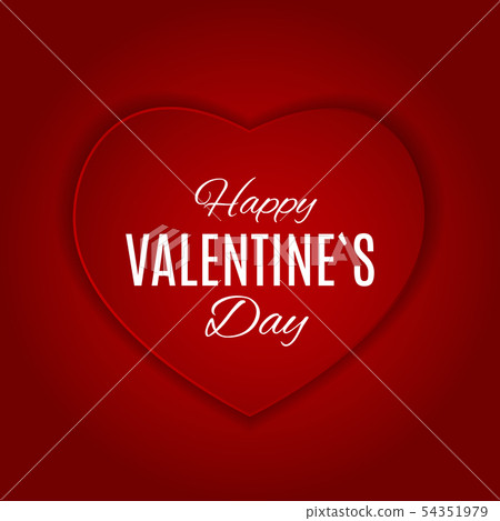 Valentine's Day Love and Feelings Background Design. Vector illustration 54351979