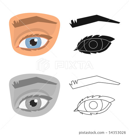 Vector Illustration Of Body And Part Logo Stock