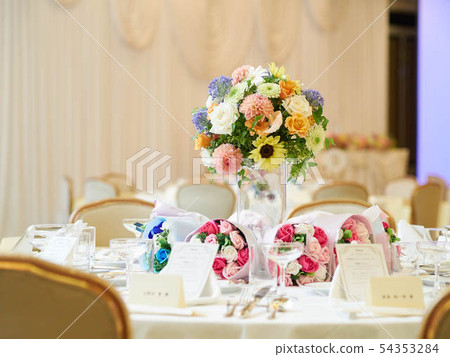 桌花在宴會廳 54353284