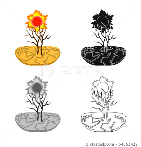 Vector design of weather and distress sign. Set of weather and crash vector icon for stock. 54353422