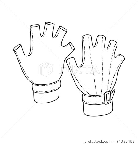 Vector illustration of accessory and style logo. Set of accessory and distinctive vector icon for Vector illustration of accessory and style logo. Set of accessory and distinctive vector icon for 54353495