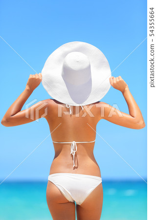 Beach woman travel vacation lifestyle concept 54355664