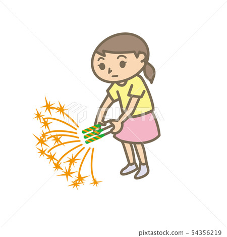 夏季小心兒童一次發射幾個煙花 54356219