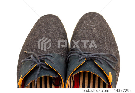 Part of pair blue man shoe 54357293