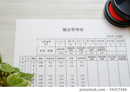 Stock Photo: time management chart Stock Photo: time management chart 54357486