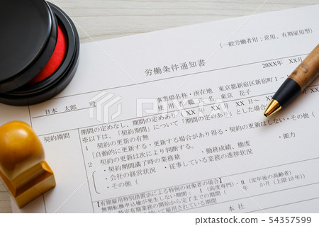 工作條件通知就業變化就業招聘 54357599