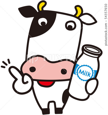 Cow and milk 54357650