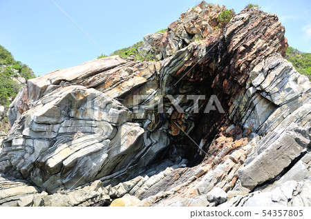 Heavenly Bird Fold (Phoenix Fold) [Wakayama Prefecture, Susami-cho, Kuchiwabuka] 54357805