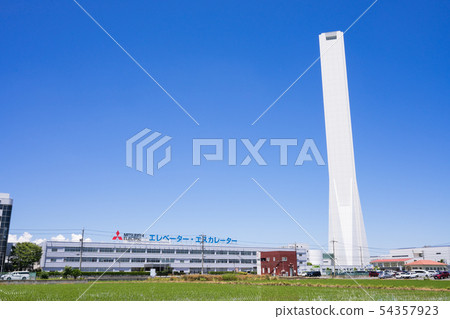 Inazawa City Mitsubishi Elevators and Escalators Mitsubishi Electric Inazawa Works Elevator Test Building 54357923