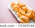 Handmade cream puff 54360548