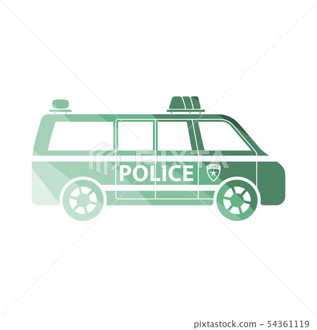 Police Van Icon 54361119