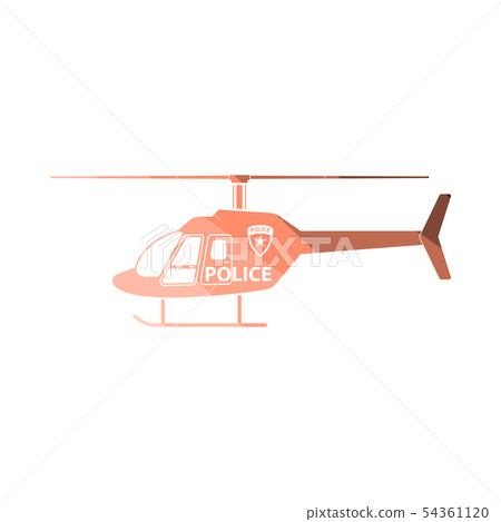 Police Helicopter Icon 54361120