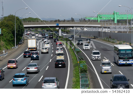 交通堵塞圖像公路 54362410