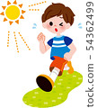 Running boy 54362499