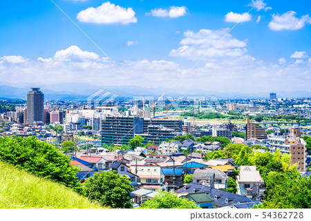 在東京郊區的住宅區 54362728