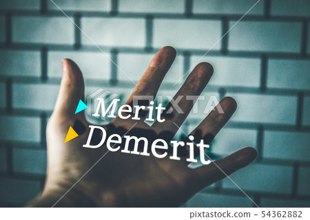 merit, hand, person 54362882