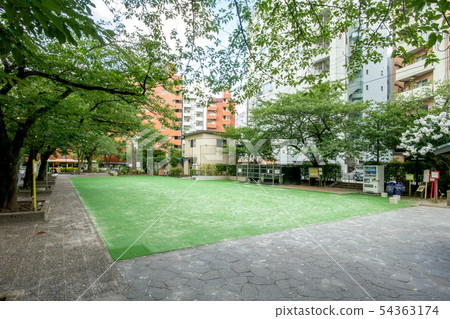 東京澀谷的廣尾公園 東京澀谷的廣尾公園 54363174