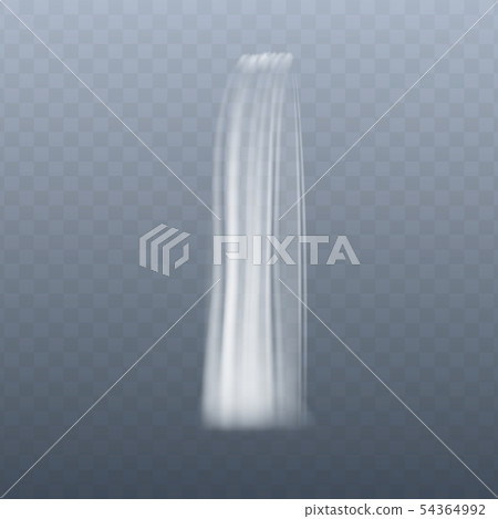 Thin vertical waterfall stream in motion, realistic effect of water flowing down Thin vertical waterfall stream in motion, realistic effect of water flowing down 54364992