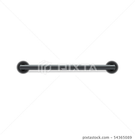 Electric industrial black cable stitch or loop 3d vector illustration isolated. Electric industrial black cable stitch or loop 3d vector illustration isolated. 54365089