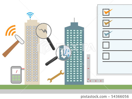 Building inspection check - Stock Illustration [54366056] - PIXTA