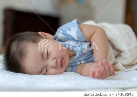 Baby's sleeping face Baby's sleeping face 54368842