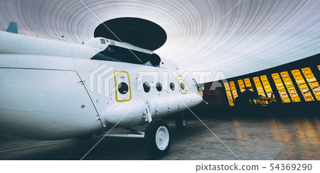 heliopter inside hangar russian civil heliopter inside hangar russian civil 54369290