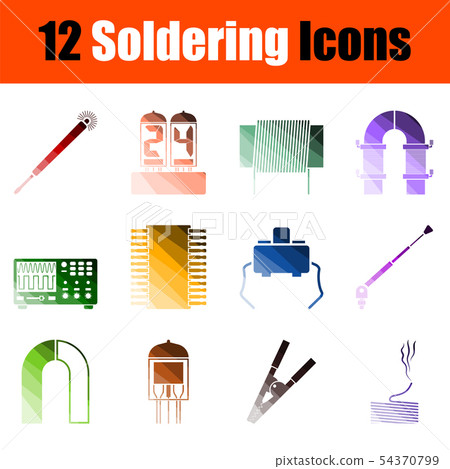 Soldering Icon Set 54370799