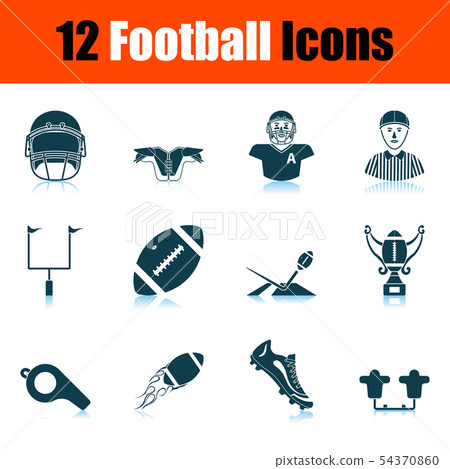 Football Icon Set 54370860