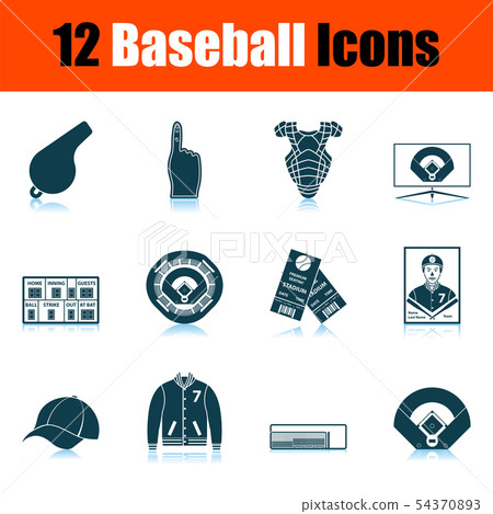Baseball Icon Set 54370893