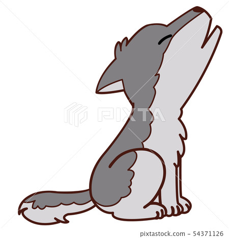 動物插圖 - 狼 54371126
