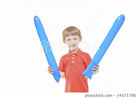 Infants, children, kids, cheering rods, cheering, World Cup Infants, children, kids, cheering rods, cheering, World Cup 54371798