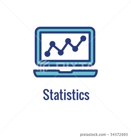 Digital Health Icon w Wearable Technology or 54372893