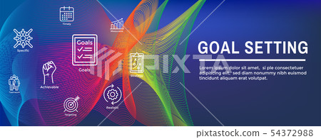 Smart Goals or Goal Setting Icon Set and Web Smart Goals or Goal Setting Icon Set and Web 54372988