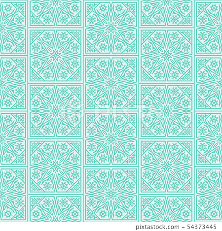 Seamless pattern with floral ornament 54373445