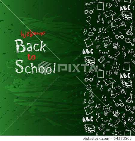 Seamless border with school elements. Back to Seamless border with school elements. Back to 54373503