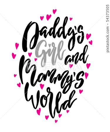 Baby nursery handwritten lettering Baby nursery handwritten lettering 54373505