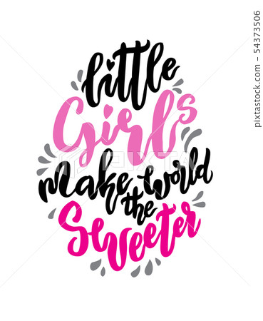 Baby nursery handwritten lettering Baby nursery handwritten lettering 54373506