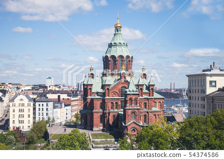 Helsinki, Uspenski Cathedral exterior Helsinki, Uspenski Cathedral exterior 54374586