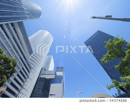 Building district in front of Nagoya station Building district in front of Nagoya station 54374886
