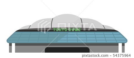 Tokyo Building, Landmark, Building Illustration / Tokyo Dome Tokyo Building, Landmark, Building Illustration / Tokyo Dome 54375964