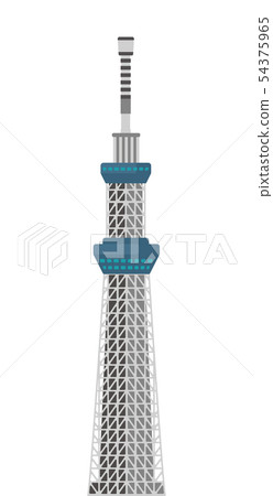 Tokyo Building, Landmark, Building Illustration / Tokyo Sky Tree Tokyo Building, Landmark, Building Illustration / Tokyo Sky Tree 54375965