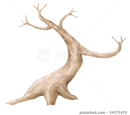 Decorative bark of a bonsai tree 54375970