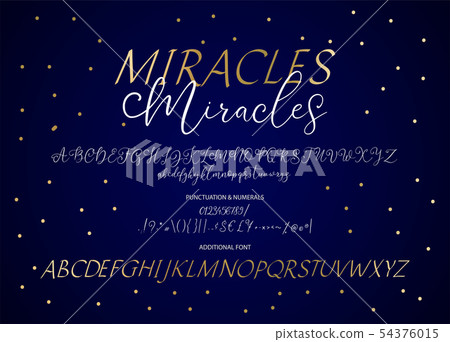 Hand drawn vector font. Hand drawn vector font. 54376015