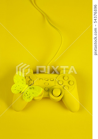 play in yellow with butterfly play in yellow with butterfly 54376896